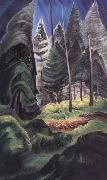 Emily Carr A Rushing Sea of Undergrowth oil painting
